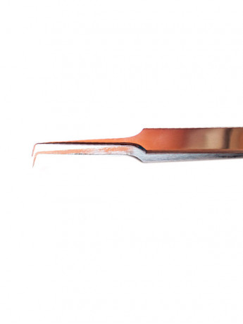 Пинцет для наращивания ресниц MINI L "GLOSS" Max-Beauty