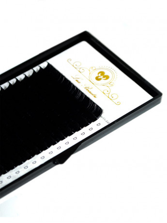 Ресницы SUPER BLACK Lux Beauty (одна длина)
